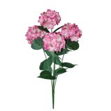 Artificial 4-Head Hygrangea Bouquets, Made of Fabric, Various Colors and Styles Are Available