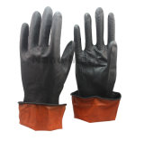 Nmsafety Black Latex Industrial Work Glove