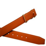 Men Press Buckle Finish Leather Belt (HJ0245)