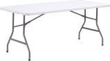 180cm HDPE White Plastic Folding Regular Table