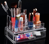 Clear Acrylic Beauty Makeup Organizer with Drawer