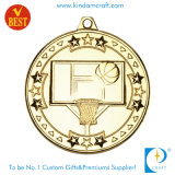 Custom 3D Gold Medal for Basketball