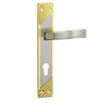 Zinc/Iron Plate Zinc/Alu Handle Mortise Plate Door Lock Hb9913-288 Bn