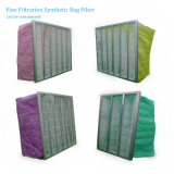 Medium Efficiency Synthetic Fiber Bag Filter for Industry Ventilation System
