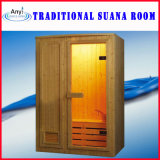 Finland Wood 2 Person Traditional Dry Sauna Room (AT-8604)