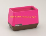 Colorful Plastic Pen Case Box for Stationery Goods-Pink (Model. 5302)