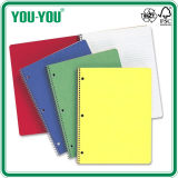 Colorful Printed Hard Cover Single Wirebound Notebook