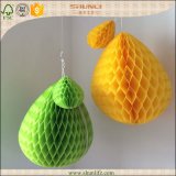 Birthday Party Decoration Egg Shape Tissue Paper Lantern Honeycomb