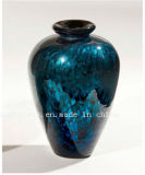 Deep Blue Decoration Craft Glass Vase
