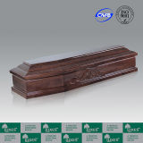 Hot Sale Coffins Luxes Italian Style Poplar Wooden Coffins