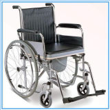 Manual Folding Commode Wheelchair