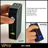 Vpro 160W Box Mod E-Liquid Cigarette Match with 0.1-3.0 Ohm Vaporizer