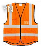Orange Reflective Safety Vest for Safety