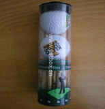 Pet Plastic Clear Hard Golf Ball Packing Round Tube
