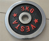 Chromed Barbell Dumbbell Weight Plate