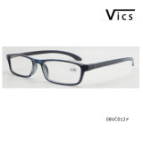 Simple Design Plastic Reading Glasses (08VC012)