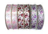 Polyester Ribbon with Colourful Heart (PR-001)
