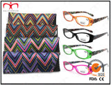 Ladies Fashion Plastic Eyewear Eyewearframe Reading Glasses with Pouch (MRP21661)