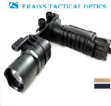 Erains Tac Optics Tactical 220 Lumens Screw Detach Dura Aluminum Grip & LED Light LED Flashlight Torch with Reading Lamp Attached