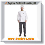 French Design Chef White Cook Uniform (CF004)