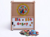 Magnetic Whiteboard Toys with Wooden Clock (H9467081)