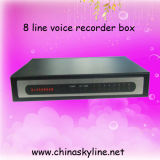 8 Line Voice Telephone Recorder Work with IPBX