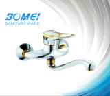 Single Lever Gold Plated Brass Kitchen Faucet (BM50102)