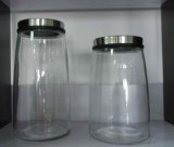 Fat and Tall Glass Jar, Food Container