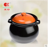 5300ml Velume Colored Glaze Ceramic Soup Pot Casserole