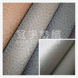 Thick Embossed Polyester Suede Leather for Sofa Cloth