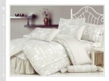 100%Cotton White Color Bed Linen (A0001)