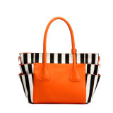 Stylish Strips Women Fashion Shoulder Handbags (MBNO037028)