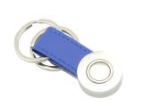 Customized Promotion Stamp Company Logo Leather Key Chain (F3065)