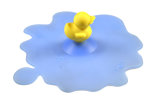 2015 Duck Shape Silicone Cup Lids for Glass (XT-035)