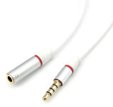 1 Meter 3.5mm Male to Female Stereo Aux Transmission Extension Cable