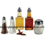 Clear Glass Spice Jar & Oil Bottle