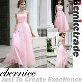 Elegant Pink Prom Dress Evening Wedding Bridesmaid Dress