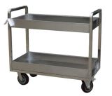 Trolley, Dining Cart, Barrow (Stainless Steel Welding Double-Deck Wheel) (HBZYTRRCS-R022)