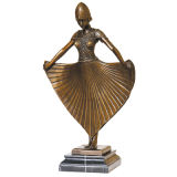 Bronze Sculpture Bronze Statues Dancer (HY040)