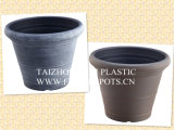 Double Rim Plastic Painting Flower Pot (KD3202P-KD3203P)