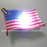 Customized Blinking LED Flag Badges as Businees Promotion Gifts (3161)