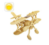 Solar Aircraft Puzzle Toys Solar DIY Toy Good for Kids