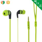 Flat Cable 3.5mm Stereo Headset Earphones
