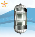Good & Stable Panoramic Sightseeing Lift Elevator for Outdoor
