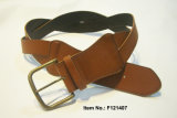 Twist Style Brown PU Belt