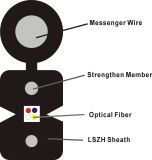 Indoor/Outdoor Drop FTTH Fiber Optic Cable