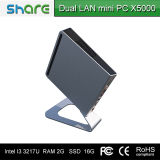 Mini PC X5000 Windows Embedded, Intel I3 3217u 1.8GHz Processor, Default 4GB RAM 16GB SSD Win 7 Computer
