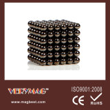 N35 Grade 5mm 216PCS/Set Black Color Neodymium Neocube, Magnet Ball, Promotion Gift