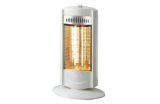 Stand Heater in Double Lamp with 2 Heating Set and 90 Osc, Safety Tip-Over Protection