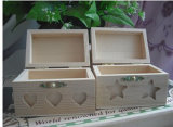 Antique Wooden Jewelry Box for Storaging